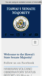 Mobile Screenshot of hawaiisenatemajority.com